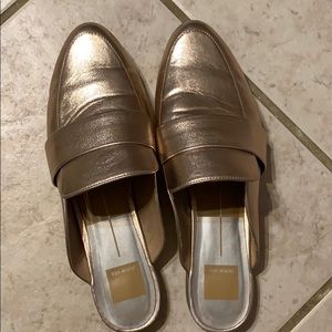 Rose gold mules